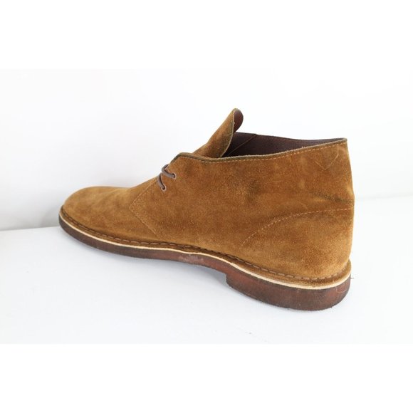 Vintage Clarks Mens Size 11.5 Suede Leather Original Desert Boots Chukkas Brown main image 9